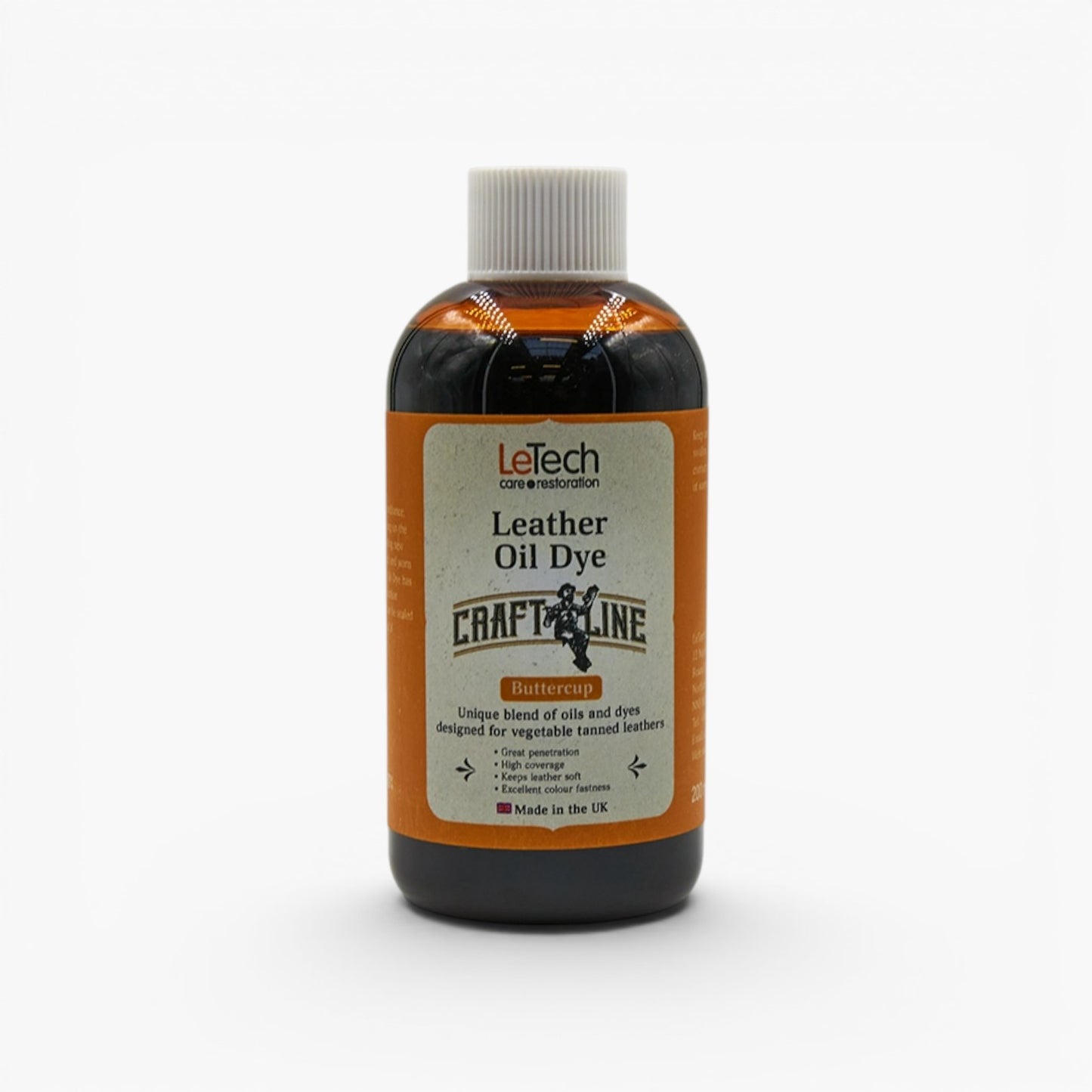Craft Line - Leather Oil Dye - Multiple Colors Buttercup by LeTech Canada