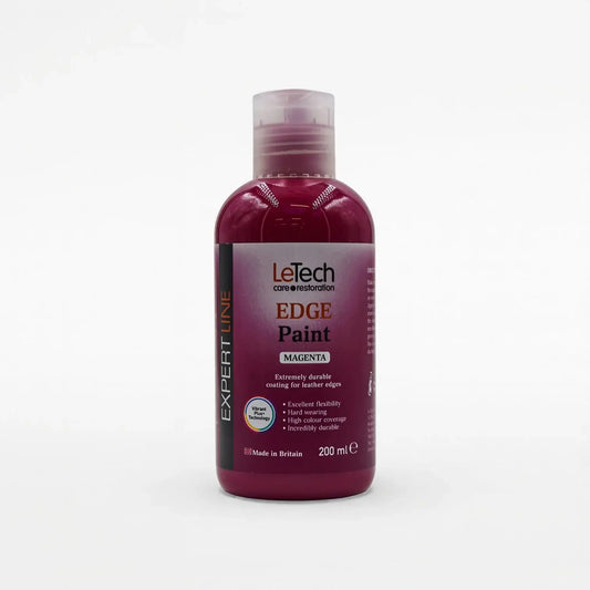 Leather Edge Paint Magenta 200 ml by LeTech Canada