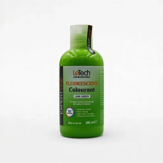 Leather Fluorescent Colourant - Multiple Colours Lime Green 200 ml by LeTech Canada