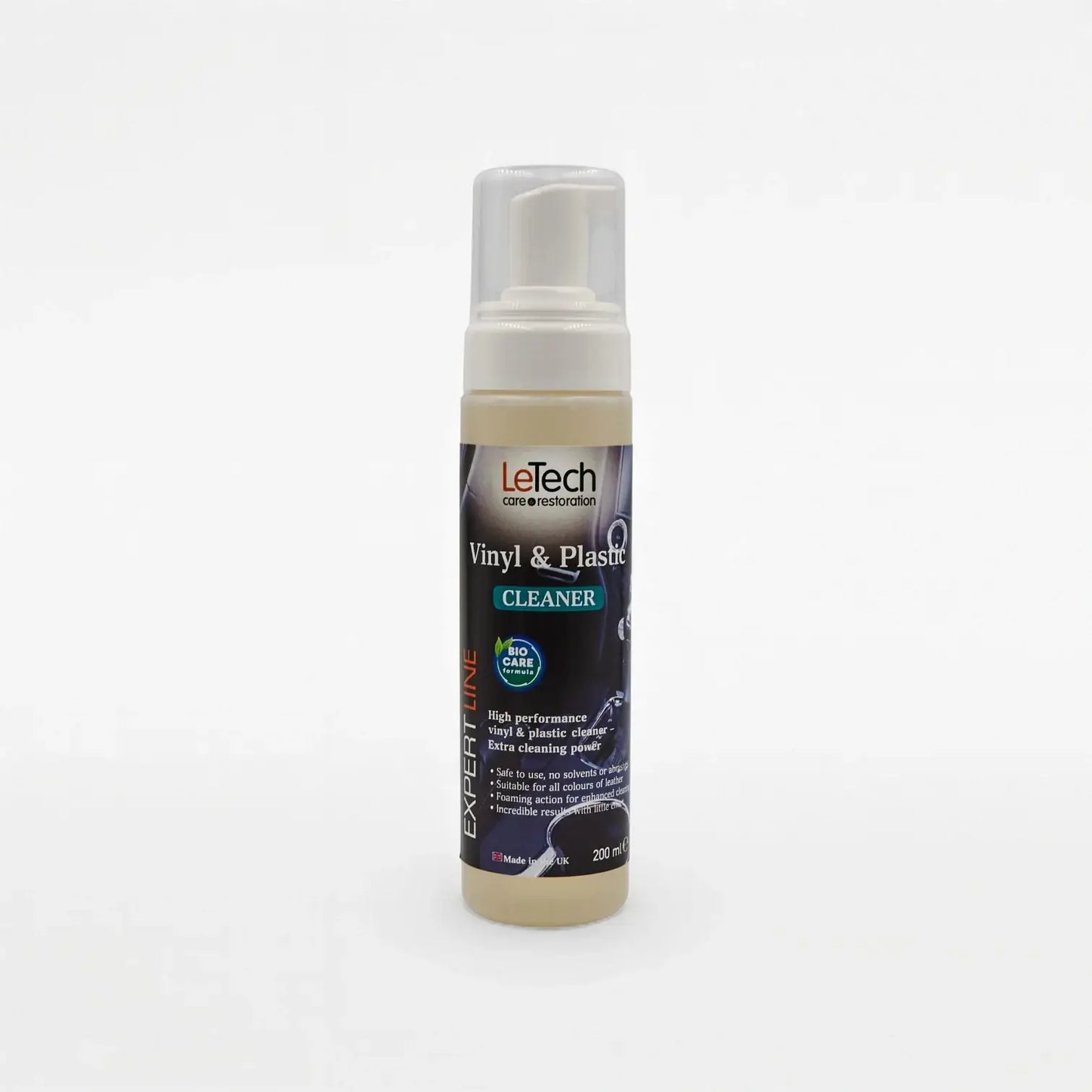 Vinyl and Plastic Cleaner 200 ml (foaming bottle) by LeTech Canada
