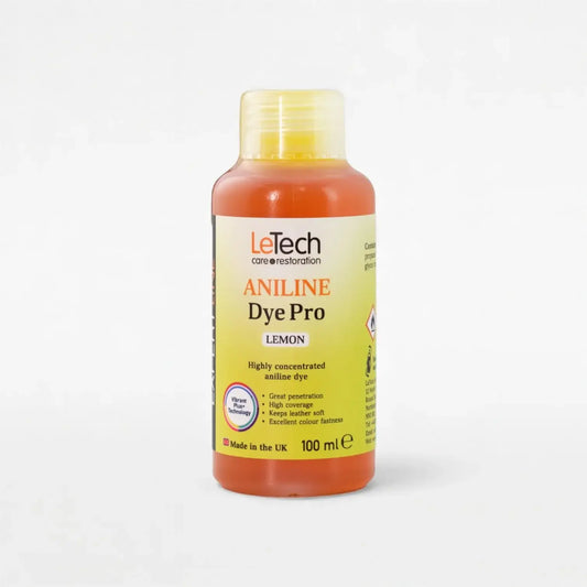 Leather Aniline Dye Lemon by LeTech Canada