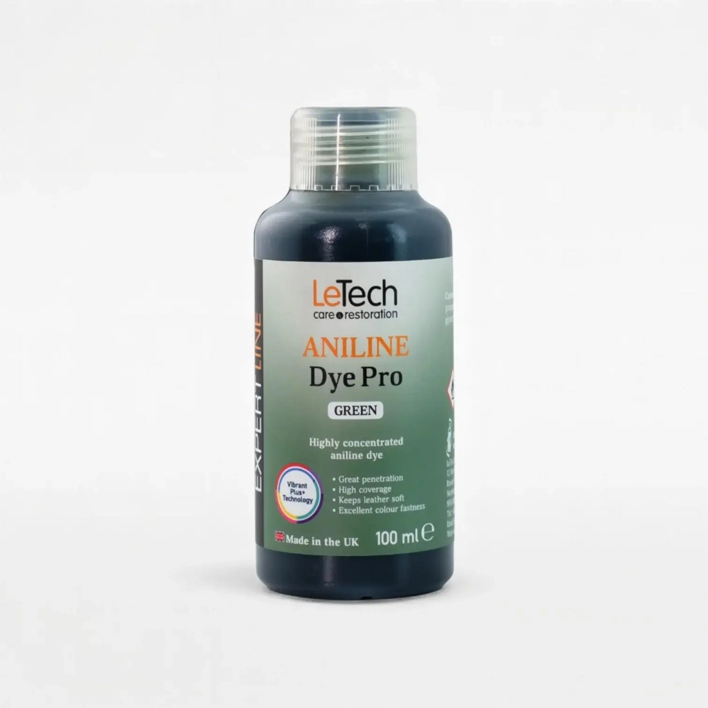 Leather Aniline Dye Green by LeTech Canada
