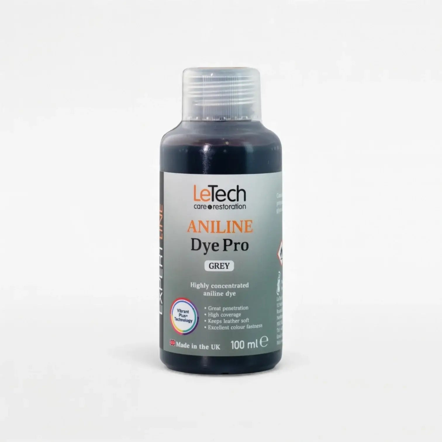 Leather Aniline Dye Grey by LeTech Canada