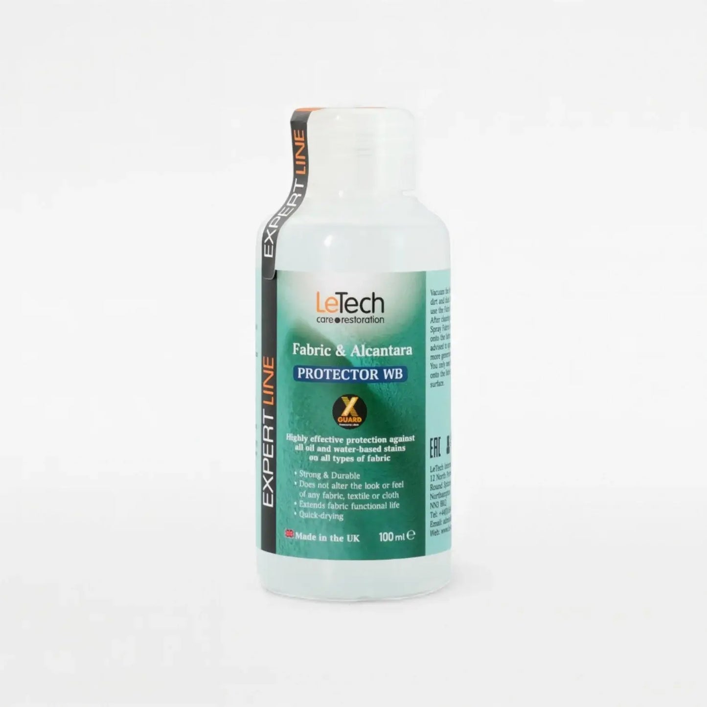 Fabric and Alcantara Protector WB 100 ml by LeTech Canada
