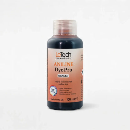 Leather Aniline Dye Orange by LeTech Canada