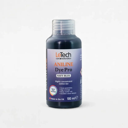 Leather Aniline Dye Navy Blue by LeTech Canada