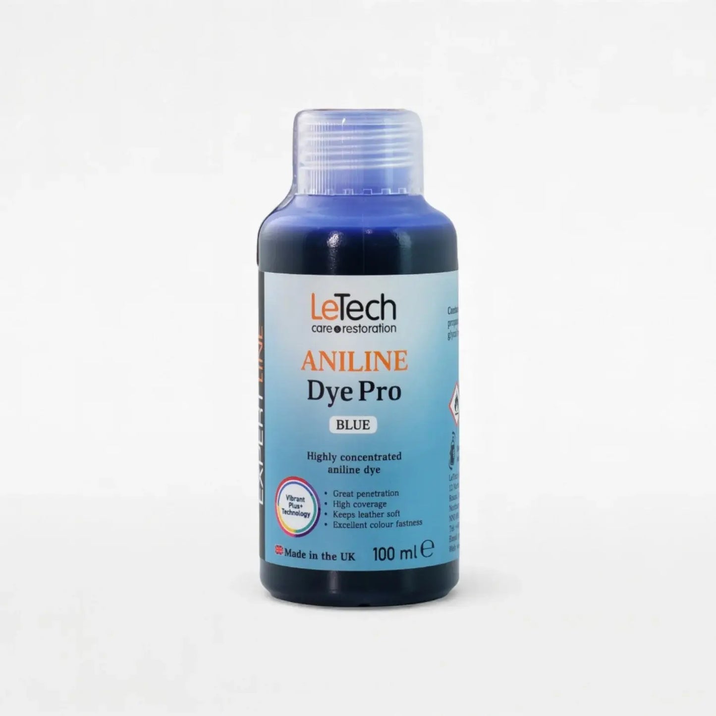 Leather Aniline Dye Blue by LeTech Canada