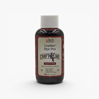 Craft Line - Leather Dye Pro - Multiple Colours Imperial Red by LeTech Canada