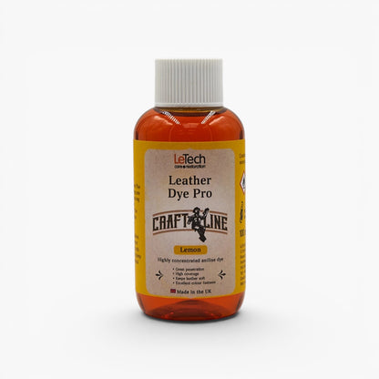 Craft Line - Leather Dye Pro - Multiple Colours Lemon by LeTech Canada
