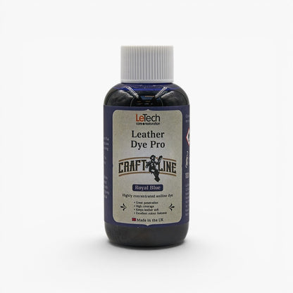 Craft Line - Leather Dye Pro - Multiple Colours Royal Blue by LeTech Canada