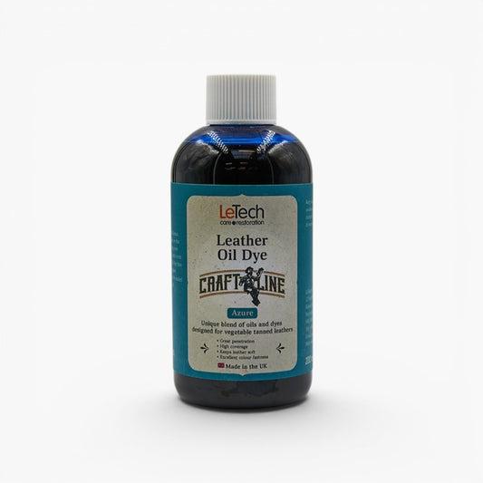 Craft Line - Leather Oil Dye - Multiple Colors Azure by LeTech Canada