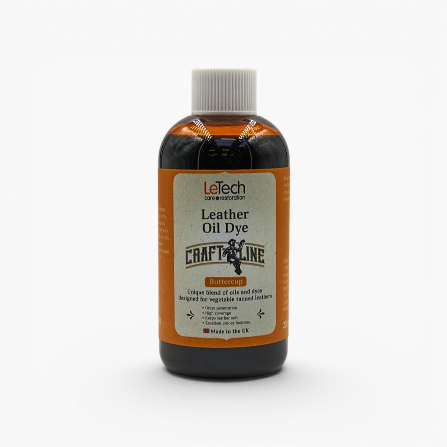 Craft Line - Leather Oil Dye - Multiple Colors Buttercup by LeTech Canada