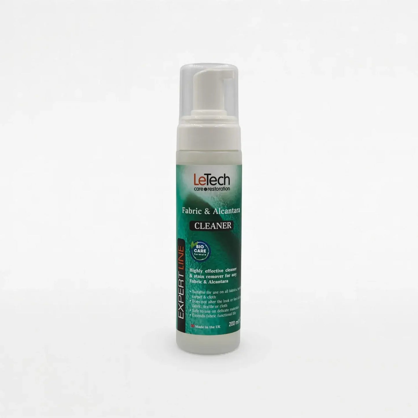 Fabric and Alcantara Cleaner 200 ml (foaming bottle) by LeTech Canada