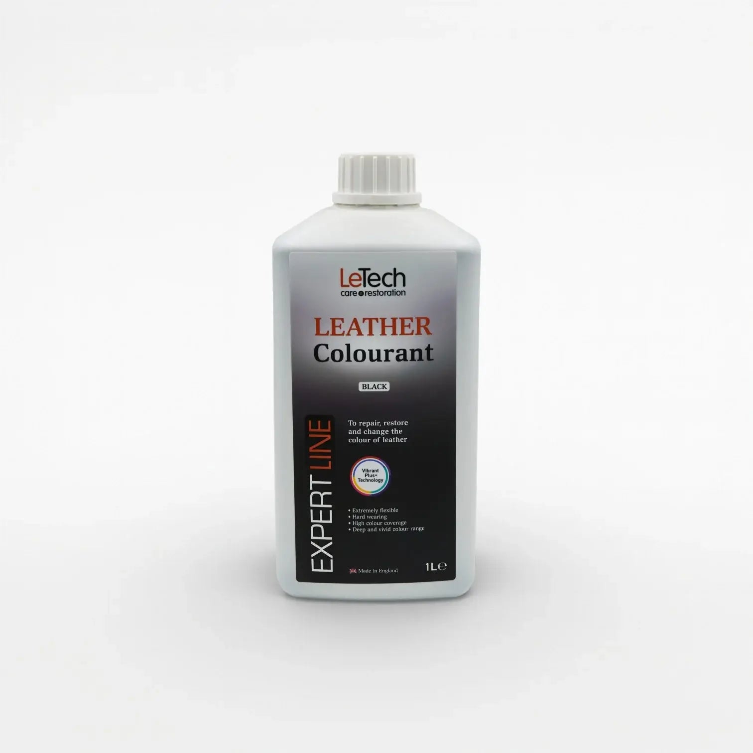 Leather Colourant - Multiple Colours Black 1000 ml by LeTech Canada