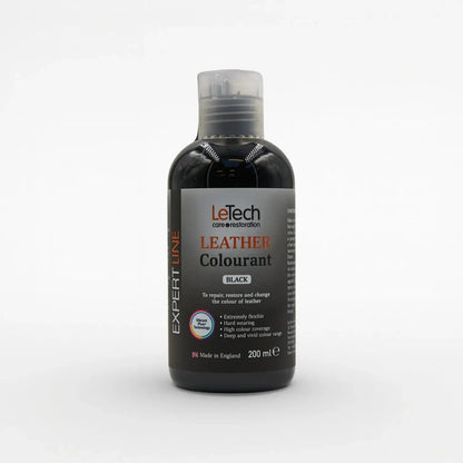 Leather Colourant - Multiple Colours Black 200 ml by LeTech Canada