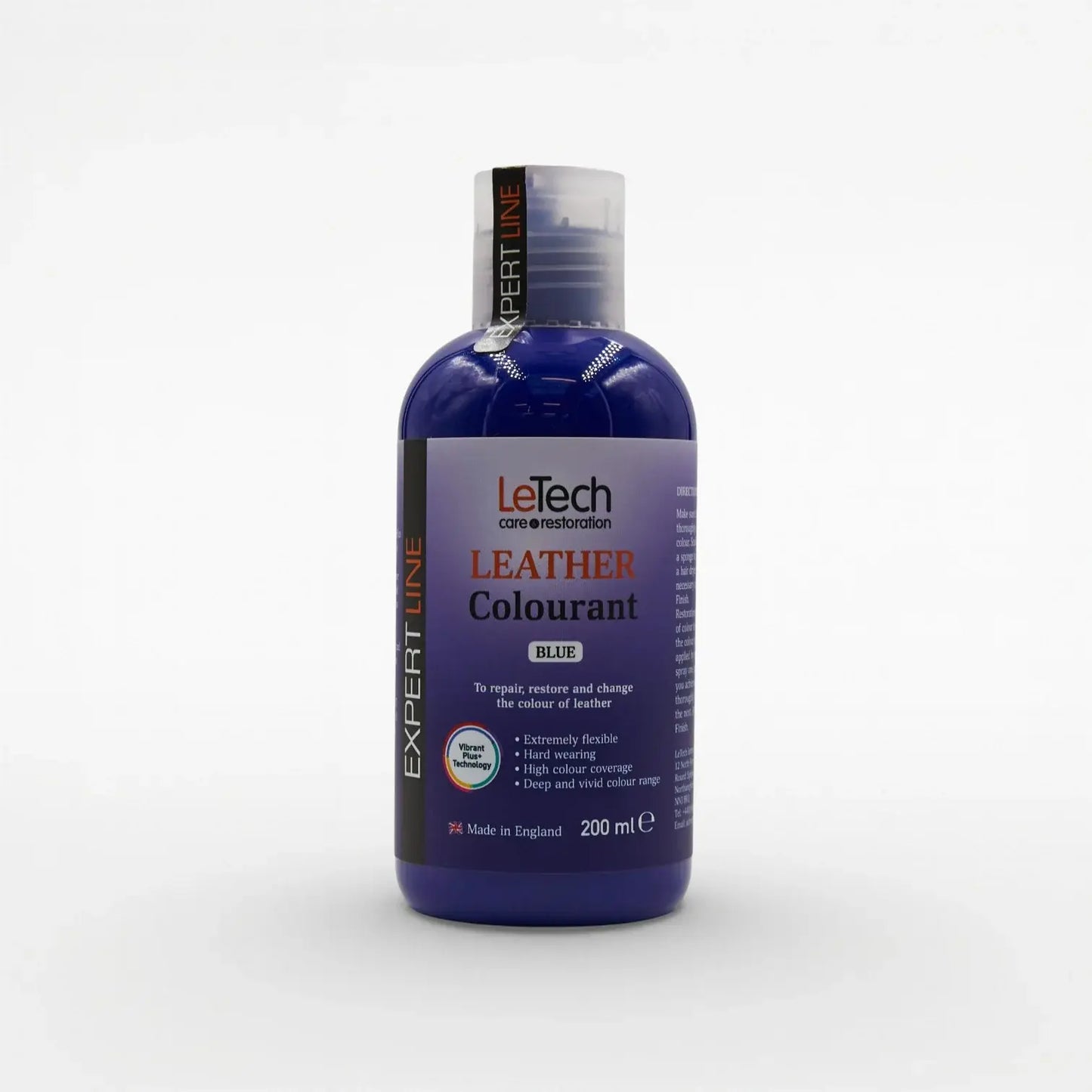 Leather Colourant - Multiple Colours Blue 200 ml by LeTech Canada