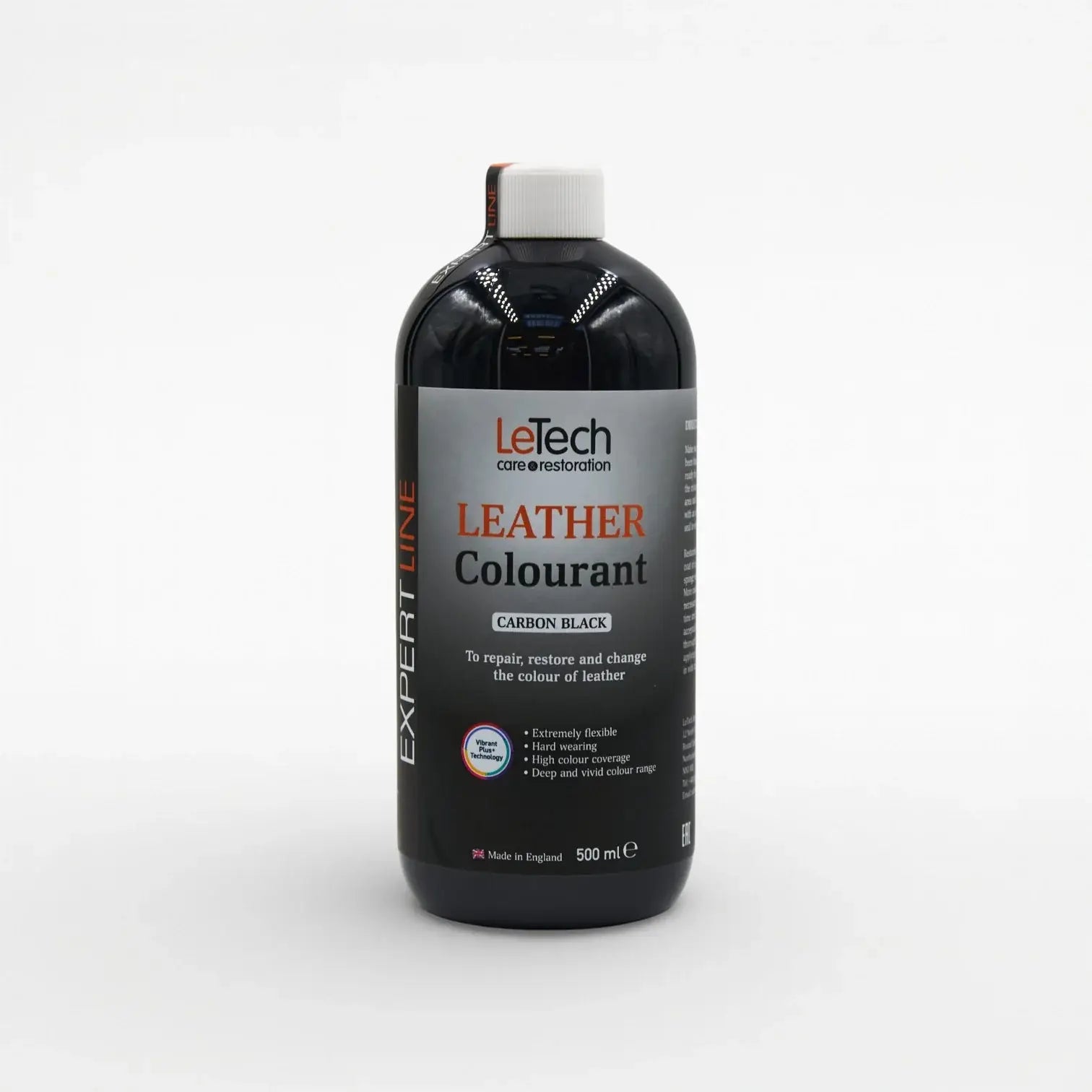 Leather Colourant - Multiple Colours Carbon Black 500 ml by LeTech Canada