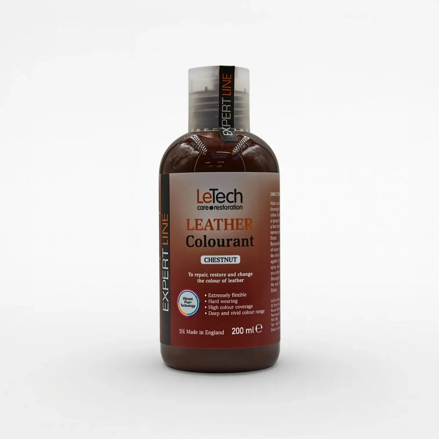 Leather Colourant - Multiple Colours Chestnut 200 ml by LeTech Canada