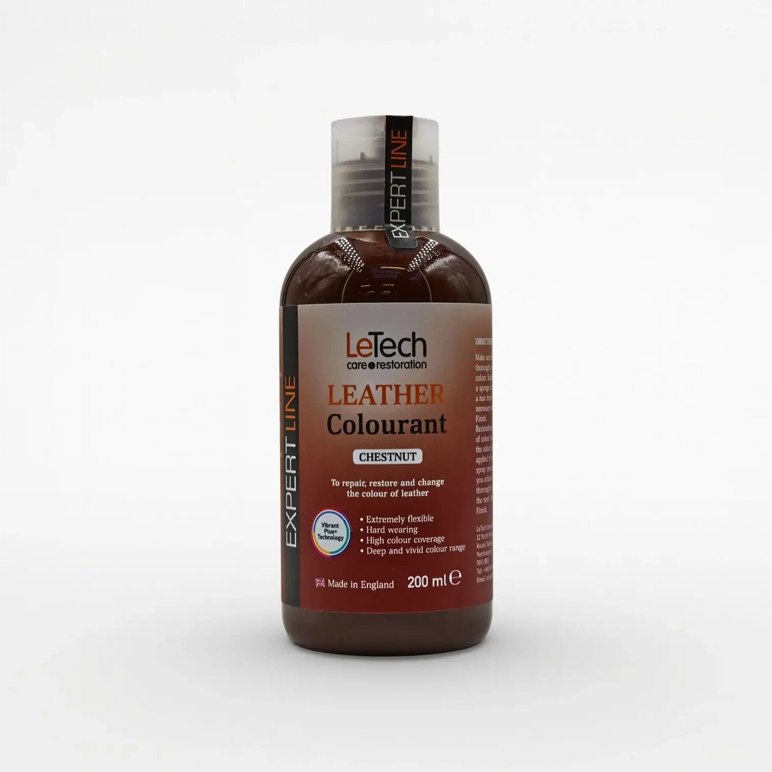 Leather Colourant - Multiple Colours Chestnut 200 ml by LeTech Canada