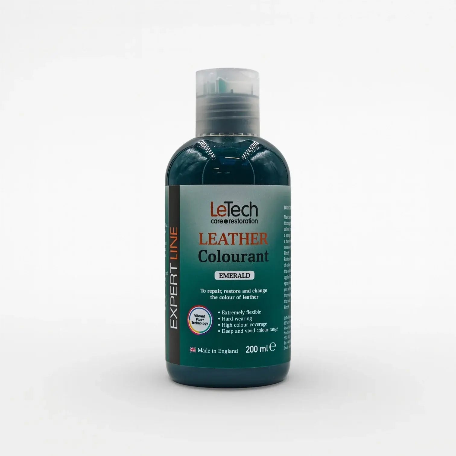 Leather Colourant - Multiple Colours Emerald 200 ml by LeTech Canada