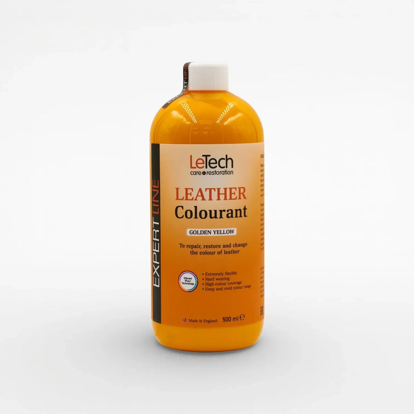 Leather Colourant - Multiple Colours Golden Yellow 500 ml by LeTech Canada