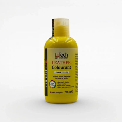 Leather Colourant - Multiple Colours Lemon Yellow 200 ml by LeTech Canada