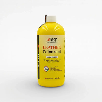 Leather Colourant - Multiple Colours Lemon Yellow 500 ml by LeTech Canada