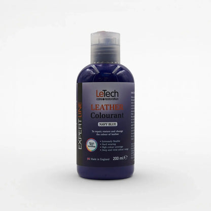 Leather Colourant - Multiple Colours Navy Blue 200 ml by LeTech Canada