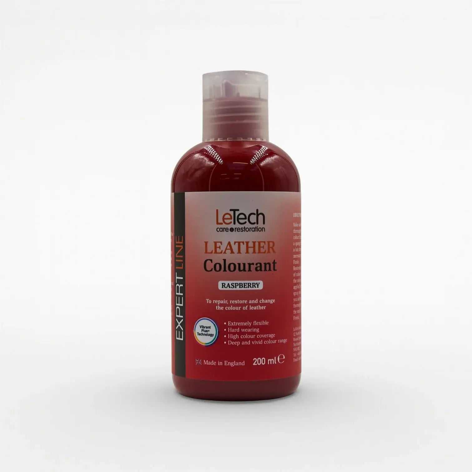 Leather Colourant - Multiple Colours Raspberry 200 ml by LeTech Canada
