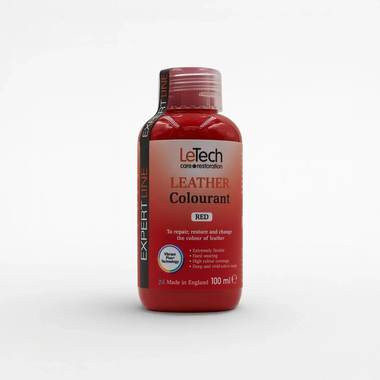 Leather Colourant - Multiple Colours Red 100 ml by LeTech Canada