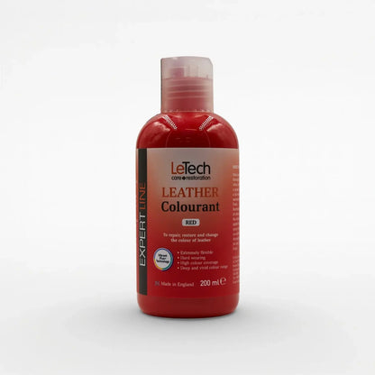 Leather Colourant - Multiple Colours Red 200 ml by LeTech Canada