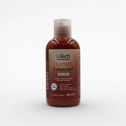 Leather Colourant - Multiple Colours Red Oxide 200 ml by LeTech Canada