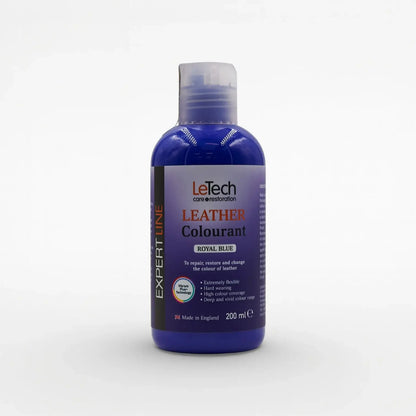 Leather Colourant - Multiple Colours Royal Blue 200 ml by LeTech Canada