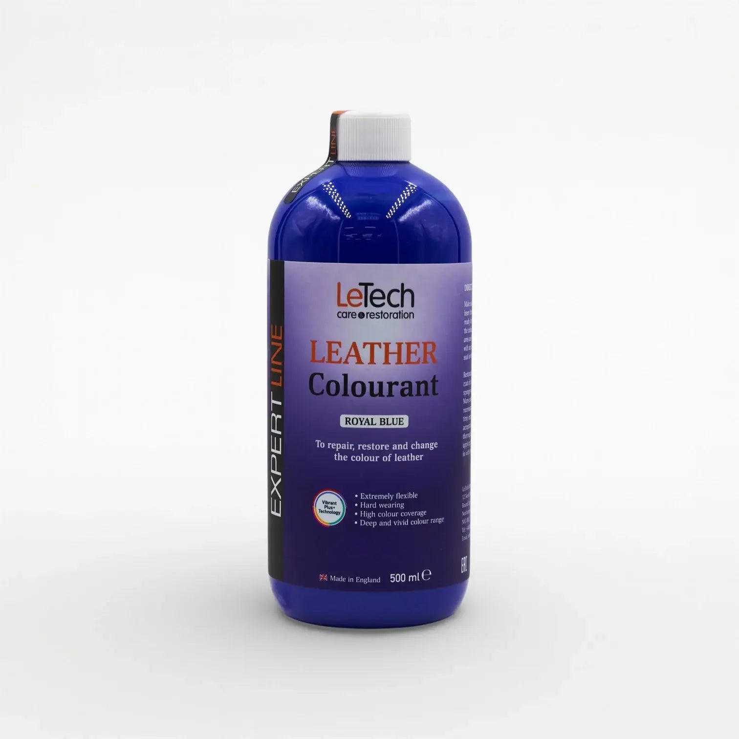 Leather Colourant - Multiple Colours Royal Blue 500 ml by LeTech Canada
