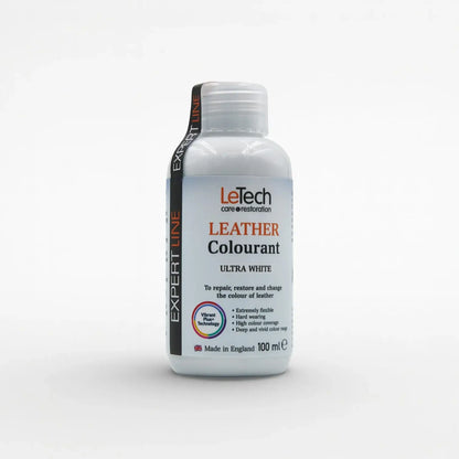 Leather Colourant - Multiple Colours Ultra White 100 ml by LeTech Canada