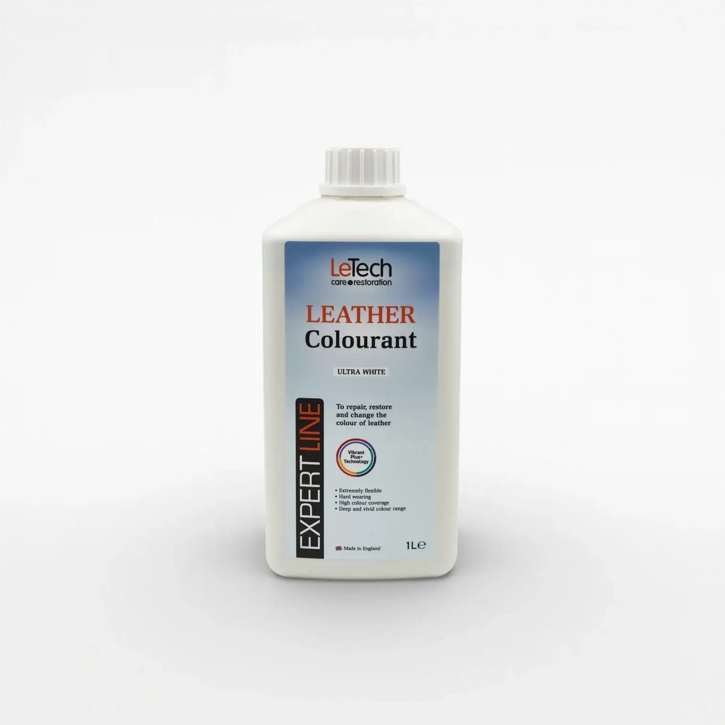Leather Colourant - Multiple Colours Ultra White 1000 ml by LeTech Canada