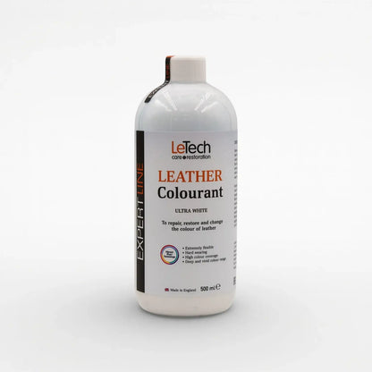 Leather Colourant - Multiple Colours Ultra White 500 ml by LeTech Canada