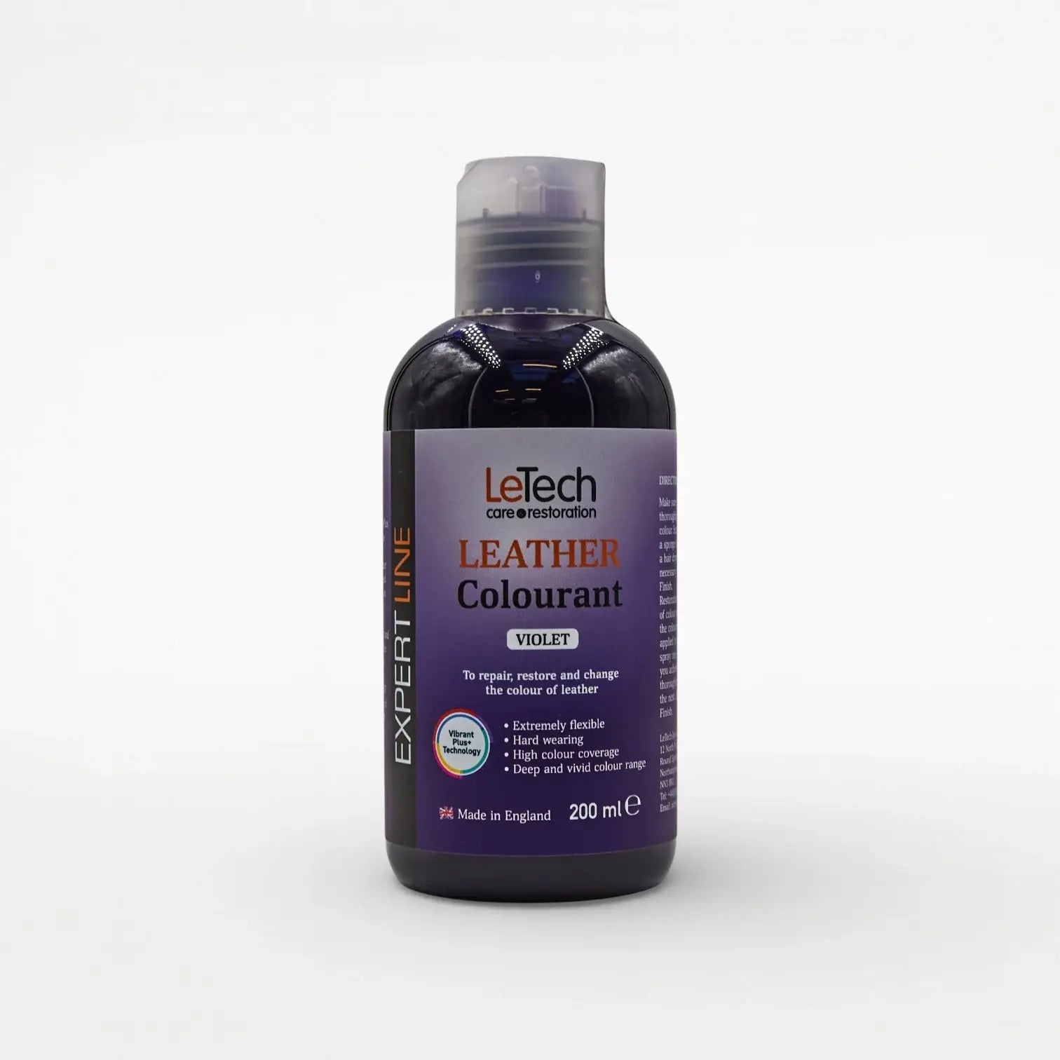 Leather Colourant - Multiple Colours Violet 200 ml by LeTech Canada