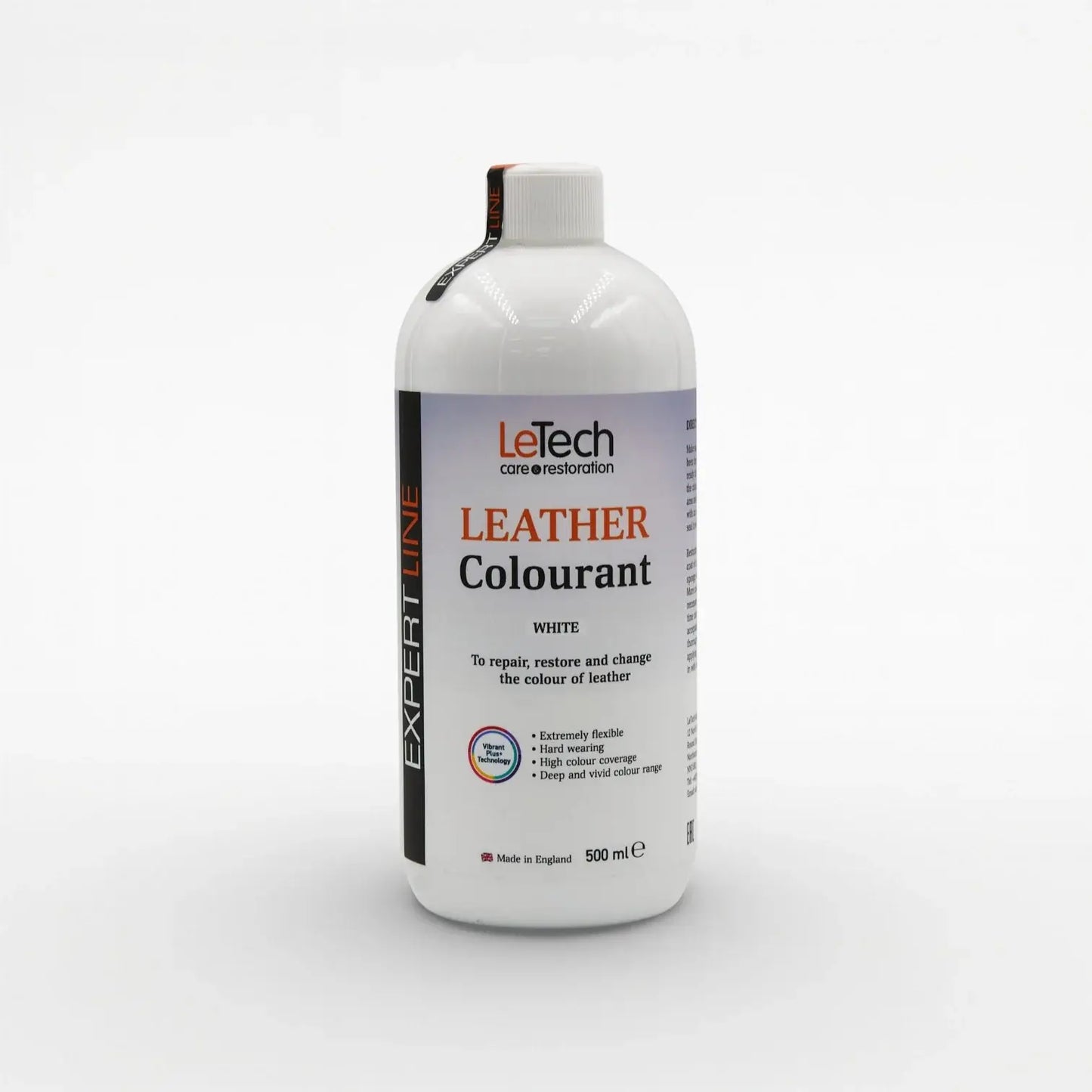Leather Colourant - Multiple Colours White 500 ml by LeTech Canada