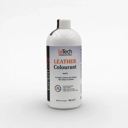 Leather Colourant - Multiple Colours White 500 ml by LeTech Canada