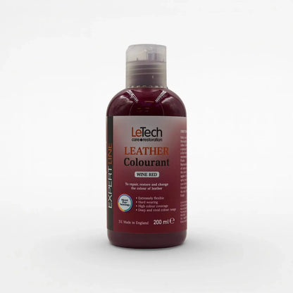 Leather Colourant - Multiple Colours Wine Red 200 ml by LeTech Canada