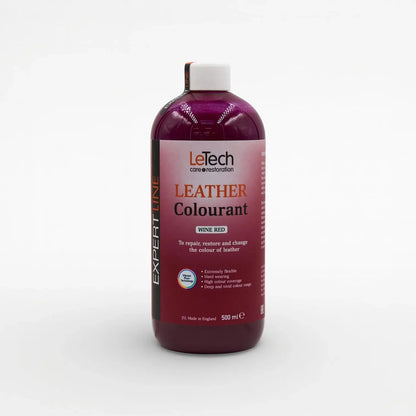 Leather Colourant - Multiple Colours Wine Red 500 ml by LeTech Canada