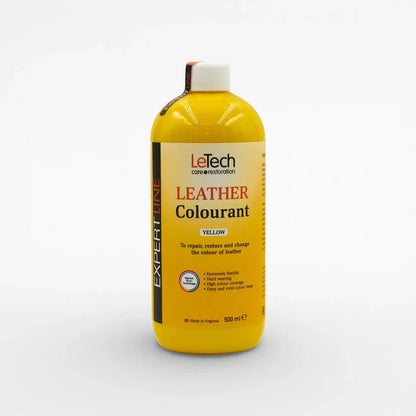Leather Colourant - Multiple Colours Yellow 500 ml by LeTech Canada