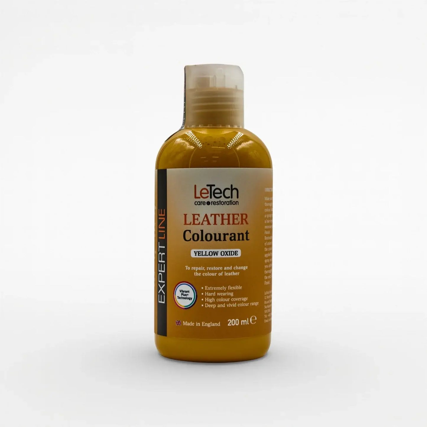Leather Colourant - Multiple Colours Yellow Oxide 200 ml by LeTech Canada