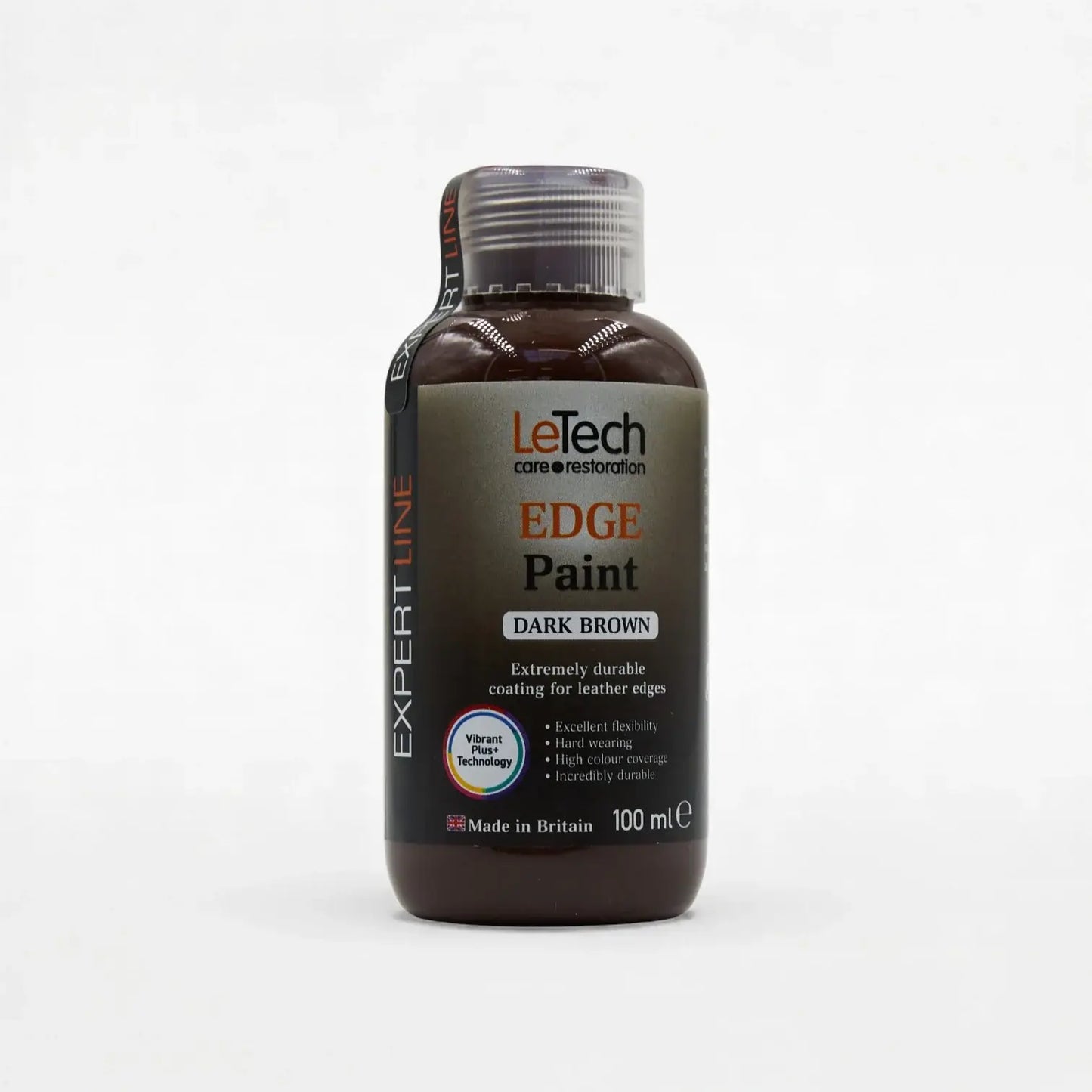 Leather Edge Paint Dark Brown 100 ml by LeTech Canada