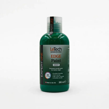Leather Edge Paint Green 200 ml by LeTech Canada