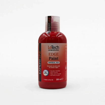 Leather Edge Paint Imperial Red 200 ml by LeTech Canada
