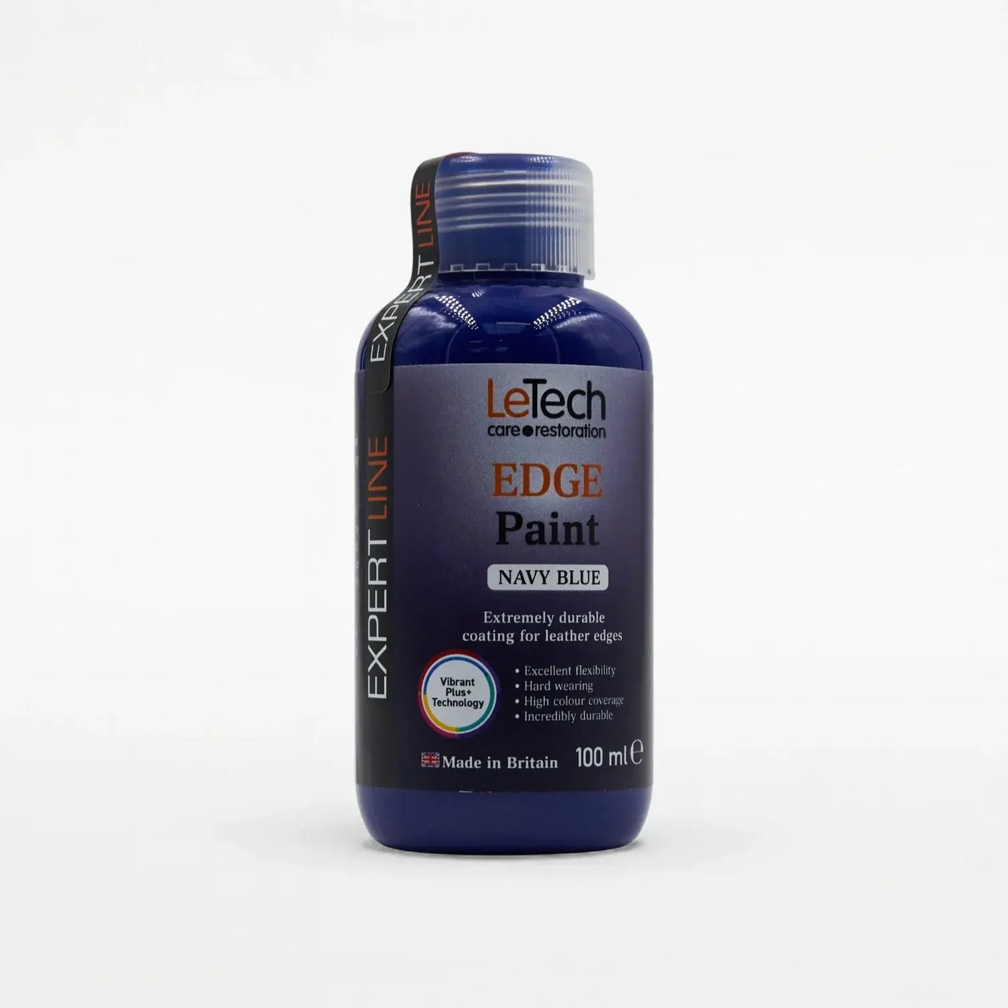 Leather Edge Paint Navy Blue 100 ml by LeTech Canada