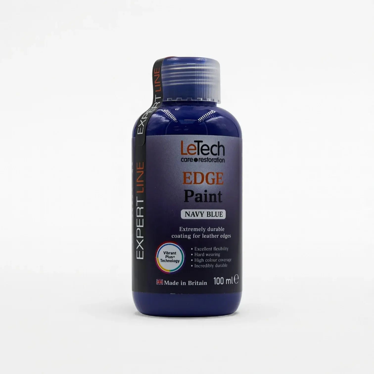 Leather Edge Paint Navy Blue 100 ml by LeTech Canada