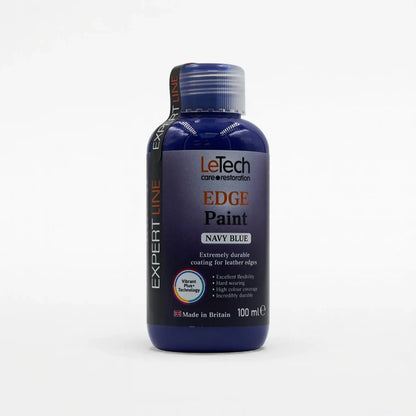 Leather Edge Paint Navy Blue 100 ml by LeTech Canada